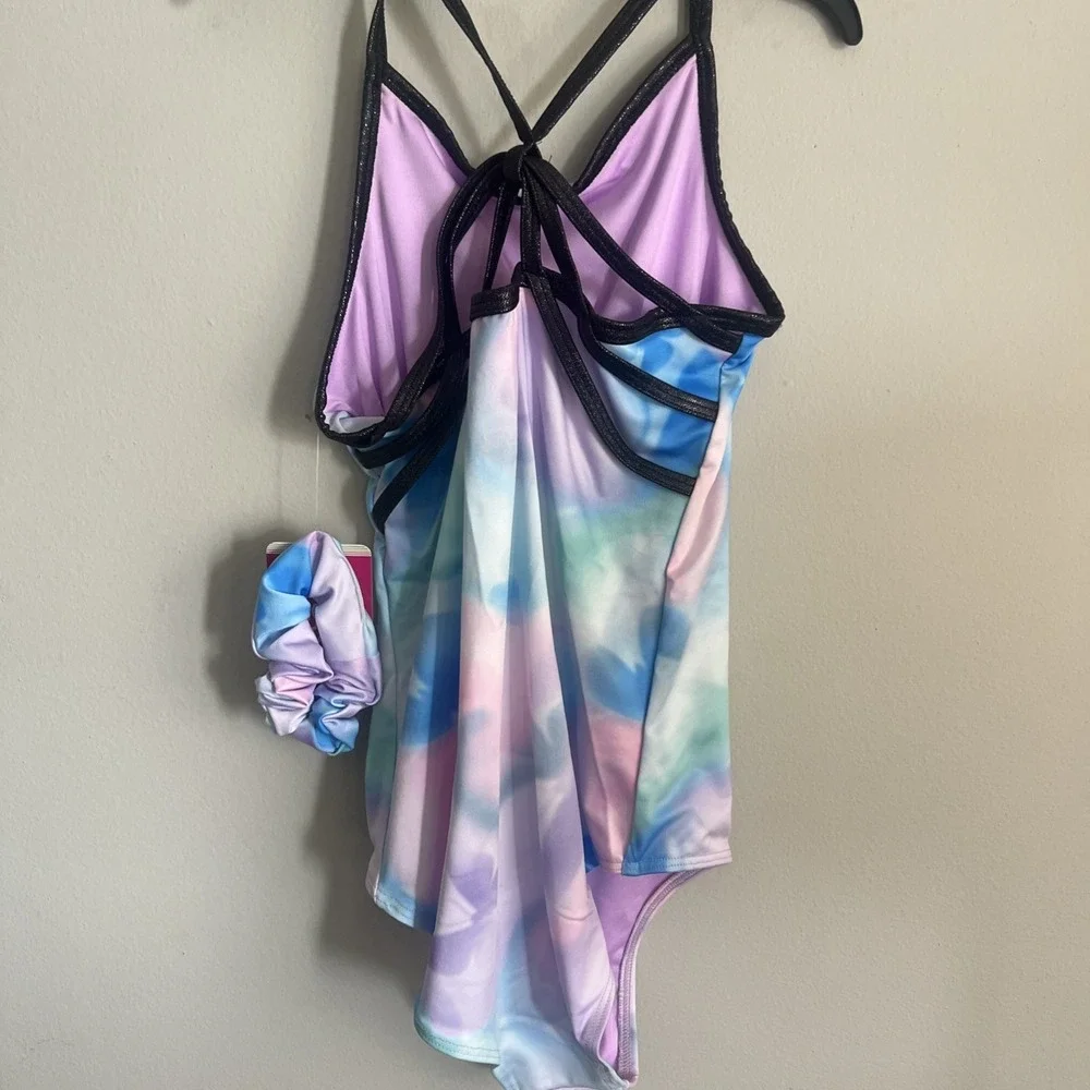 Justice Strappy Dance/Gymnastics Leotard. Size Xl 16/18 New